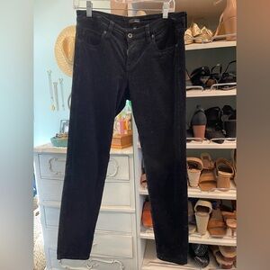 Women's Black Corduroy Skinny Pants